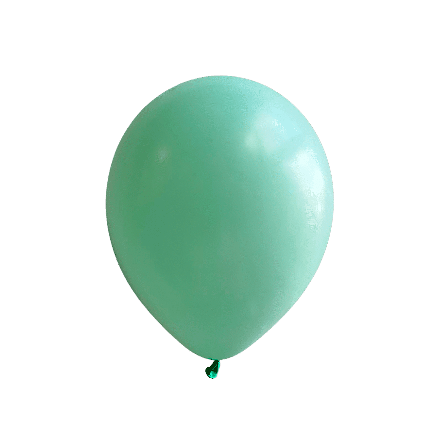 Ballon vert pastel mat